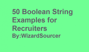 boolean search strings for recruiters