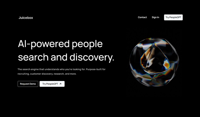 PeopleGPT: The first-ever search engine for people data